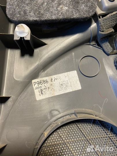 Обшивка двери задняя левая Daewoo Gentra 2 B15D2