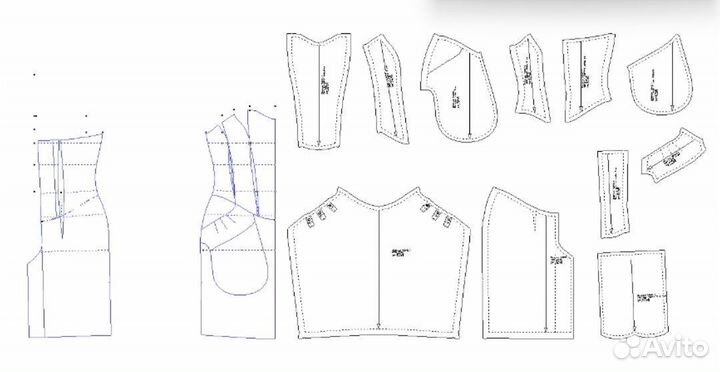 Разработка лекал одежды