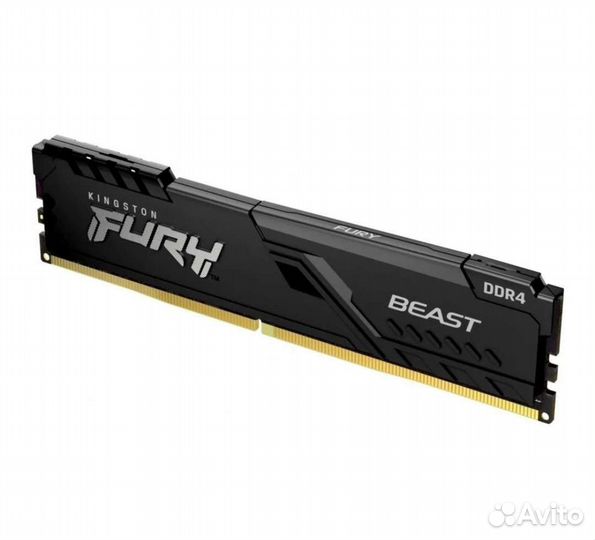 Оперативная память ddr4 16gb Fury Beast Black