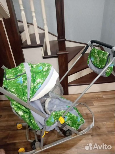 Коляска санки