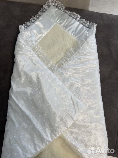 Одеяло на выписку зима