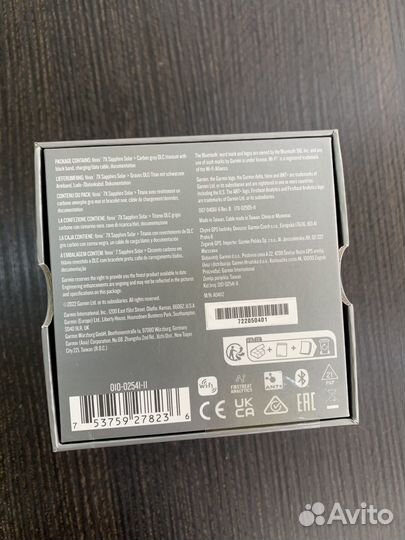 Garmin fenix 7x sapphire solar
