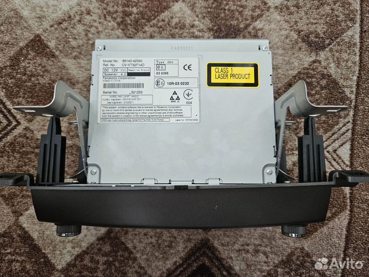 Toyota Rav4 магнитола