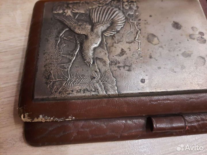 Блокнот, записная книжка, глухарь, серебро