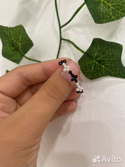 Кольцо из бисера