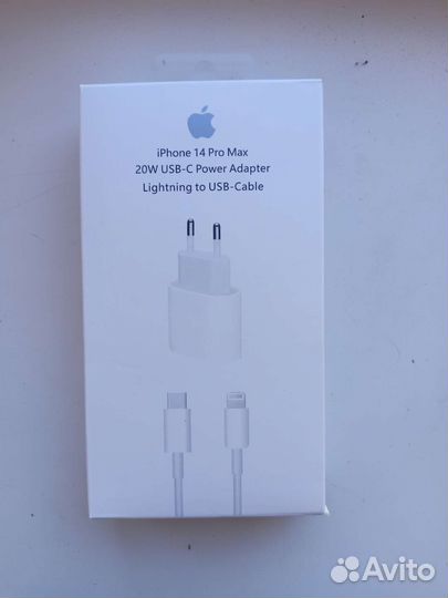 Зарядное устройство для iPhone блок+кабель 20w