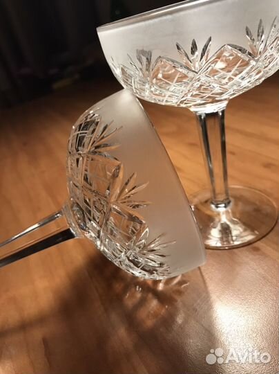 Бокалы хрусталь ретро