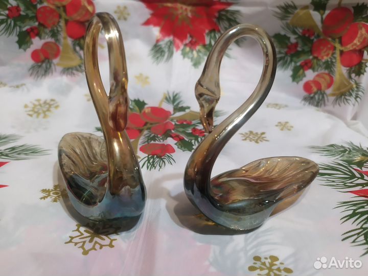 Сувенир лебеди 2 шт