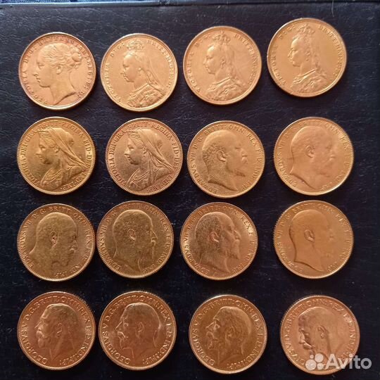 Золотые монеты Соверен