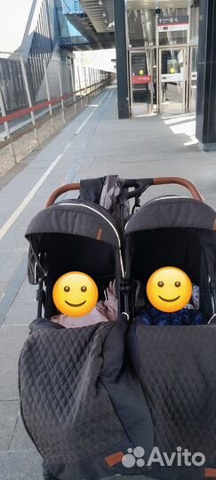 Детские коляски для двойни бу