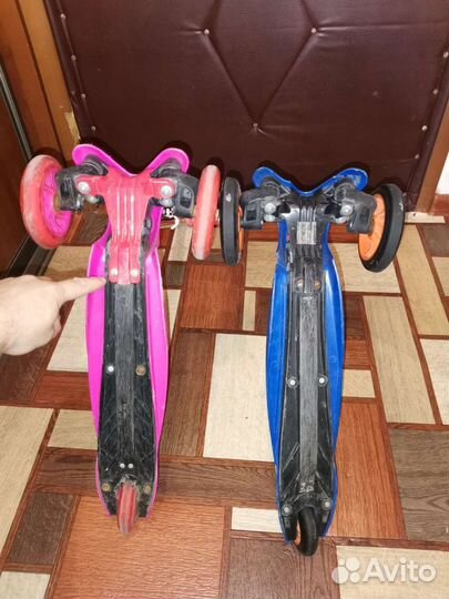 Самокат детский трехколесный бу