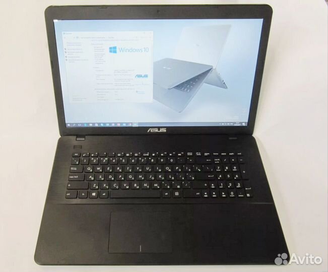 Мощный 4-ядра Asus X551 4Гб SSD +HDD акб 3ч мышь