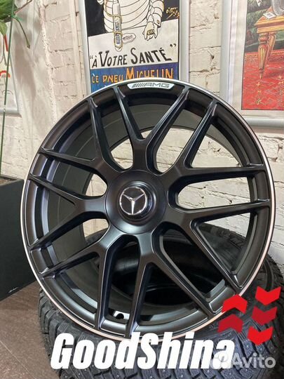 Новые разноширокие литые диски R21 на Mercedes