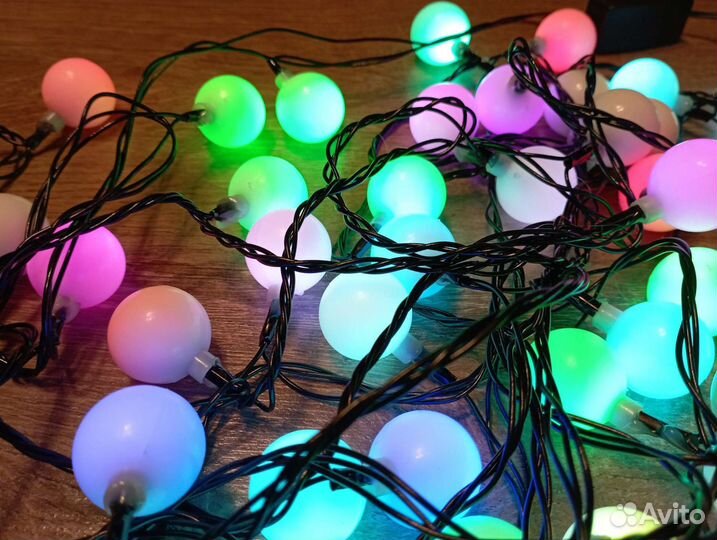 Гирлянда светодиодная Шарики