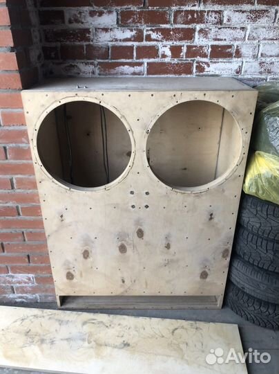 Короб для сабвуфера под 2х18