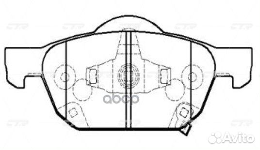 Старый номер ckho-81) Колодки тормозные GK0398