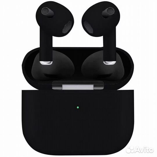 Беспроводные наушники Airpods 3 чёрные матовые