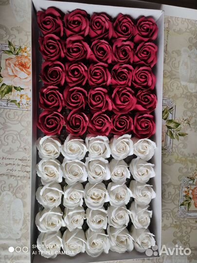 Мыльные розы 50 шт