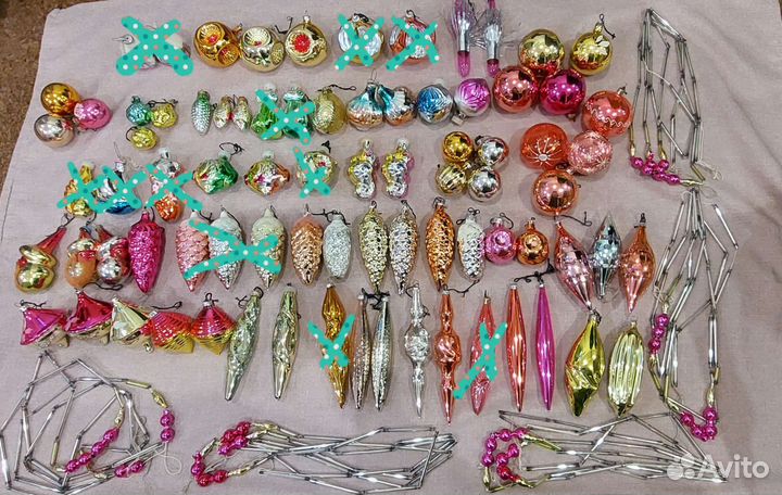 Елочные игрушки СССР