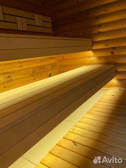 Баня на дровах с бассейном