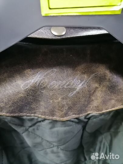 Бомбер кожаный пилот 2XL