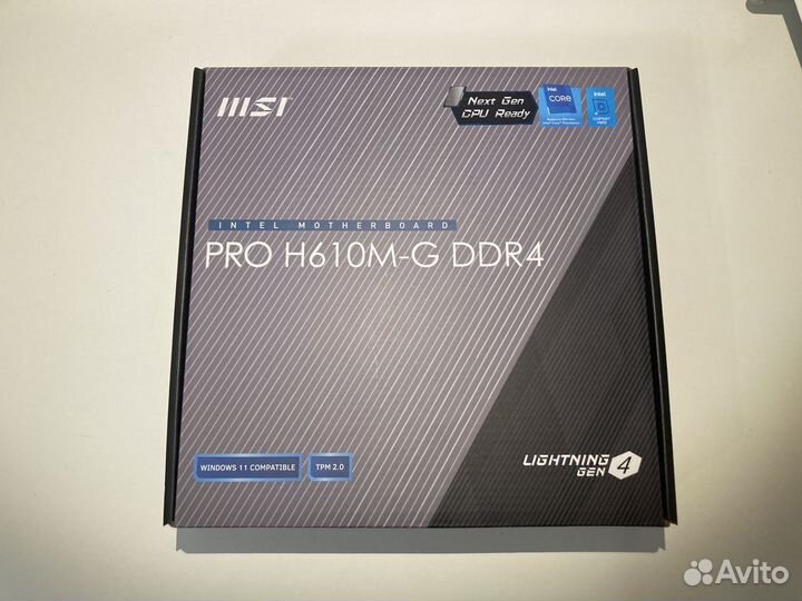 Материнская плата MSI H610M-G DDR4