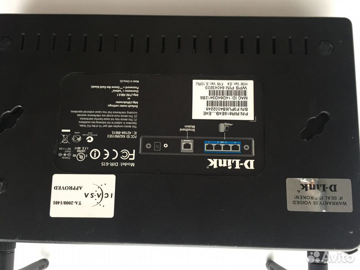 Wi-Fi роутер D-link DIR-615