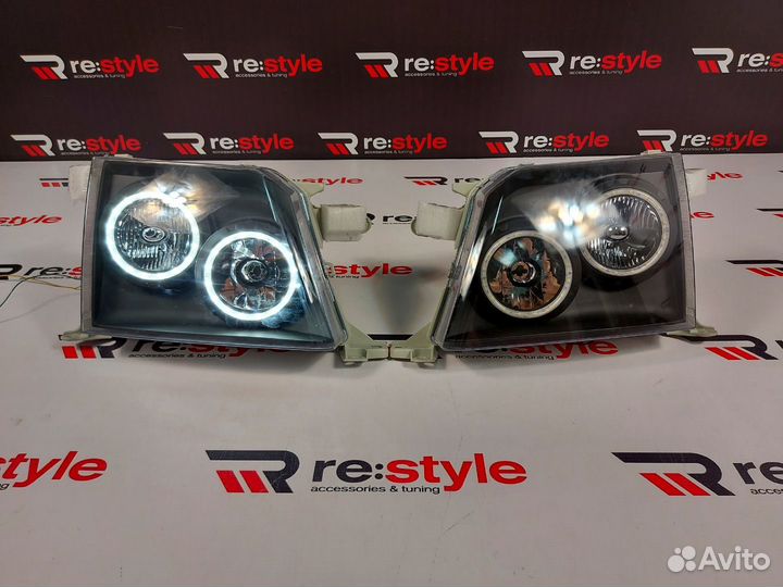Фары Toyota Land Cruiser Prado 95 LED Темные T2293