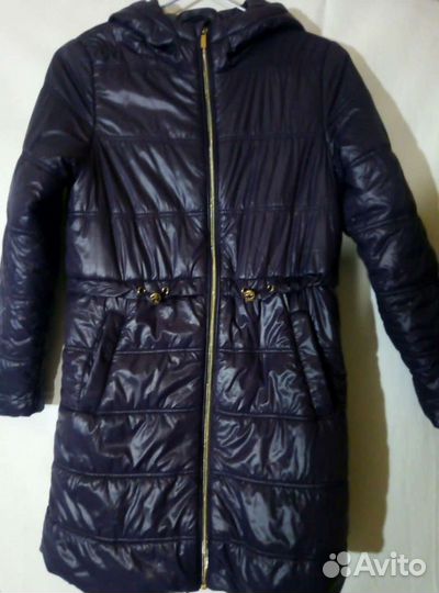 Пальто для девочки 140