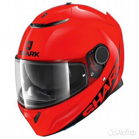 Шлем Shark Spartan 1.2 Blank Red Glossy
