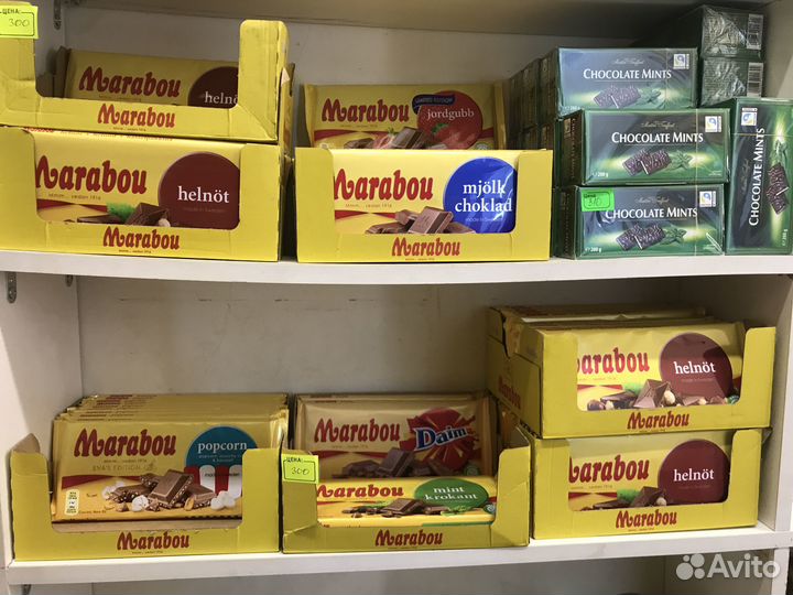 Шведский шоколад Marabou