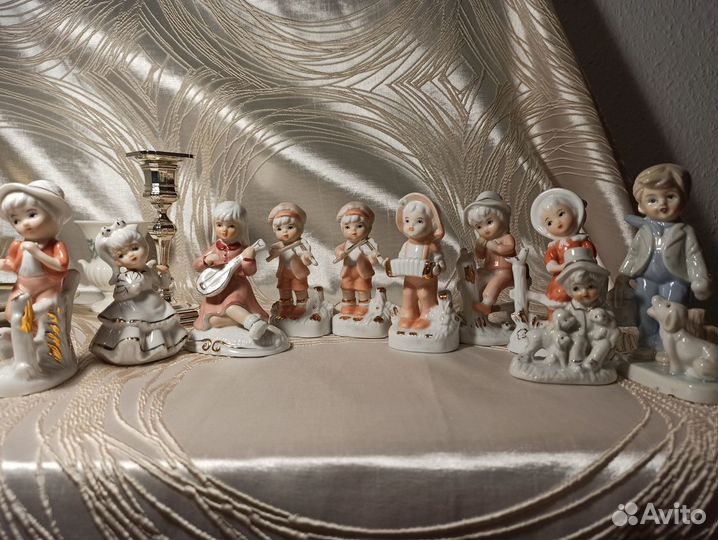 Фигурки, фарфор, Шри-Ланка для Европы