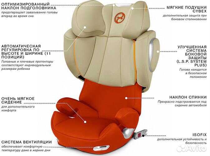 Детское автокресло Cybex Solution Q2-Fix Plus