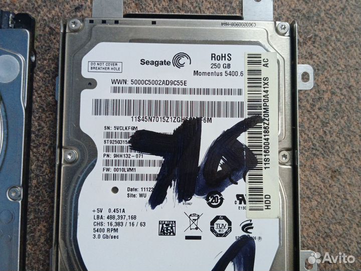 Жесткий диск для ноутбука 500 гб