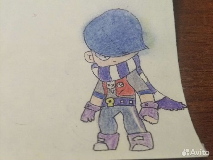 Рисунок карандашом Эдгар