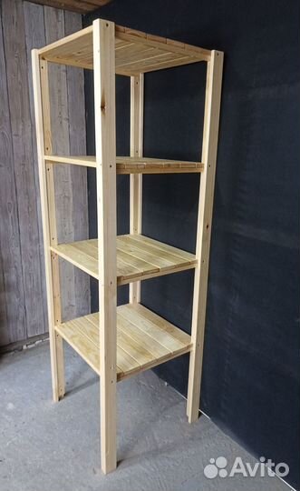 Стеллаж деревянный