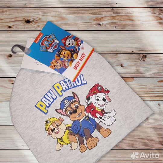 Детская шапка щенячий патруль 48-50