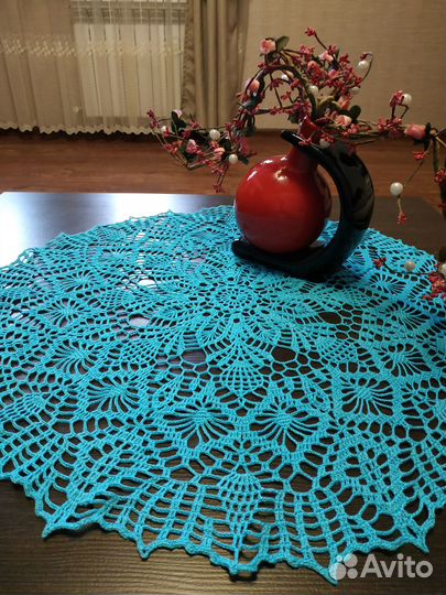 Салфетка вязаная ручной работы Элегия