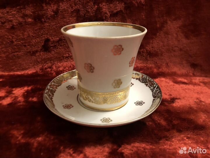 Бокал с блюдцем лфз большой 350мл