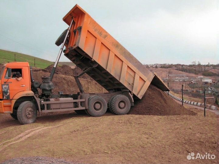 Песок \ Земля мытый от трех кубов