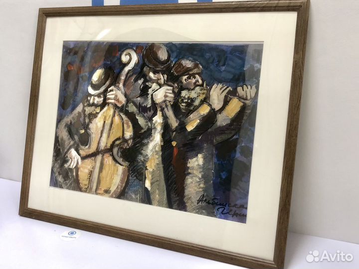 Картина Клезмеровские Музыканты Живопись Сюжетная