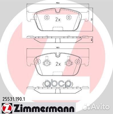 25531.190.1 колодки дисковые передние MB GL X1