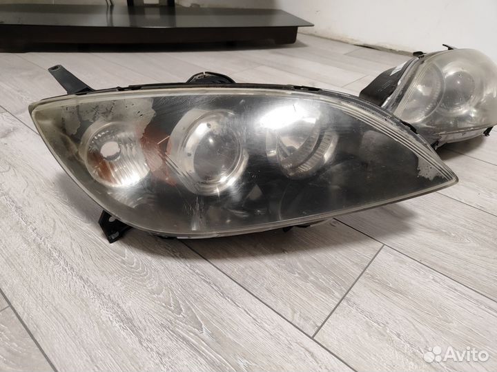 Фара mazda 3 bk хэтчбек