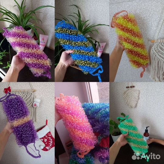 Мочалка ручной работы