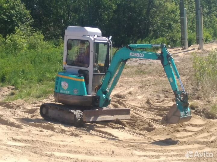 Услуги мини-эксковатора Kobelco