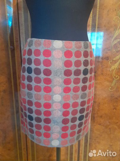 Юбка зимняя шерсть marks spencer 42 р