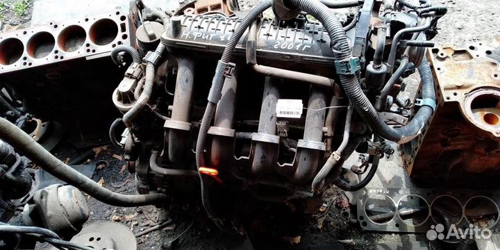 Двс без навесного Honda Fit 01-02г