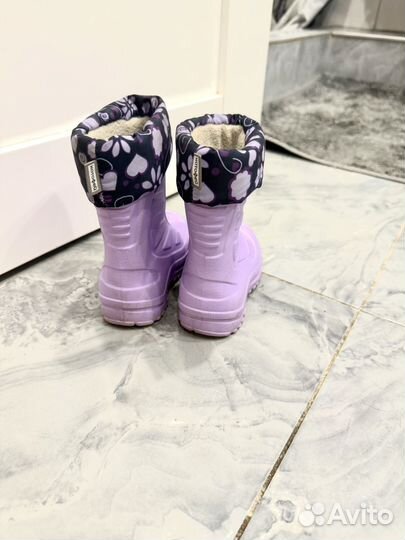 Резиновые сапоги котофей с утеплителем