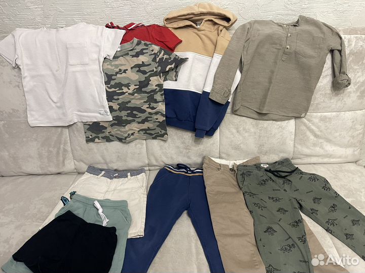 Вещи пакетом на мальчика 110 116