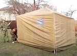 Палатка армейская брезентовая облегченная. пабо